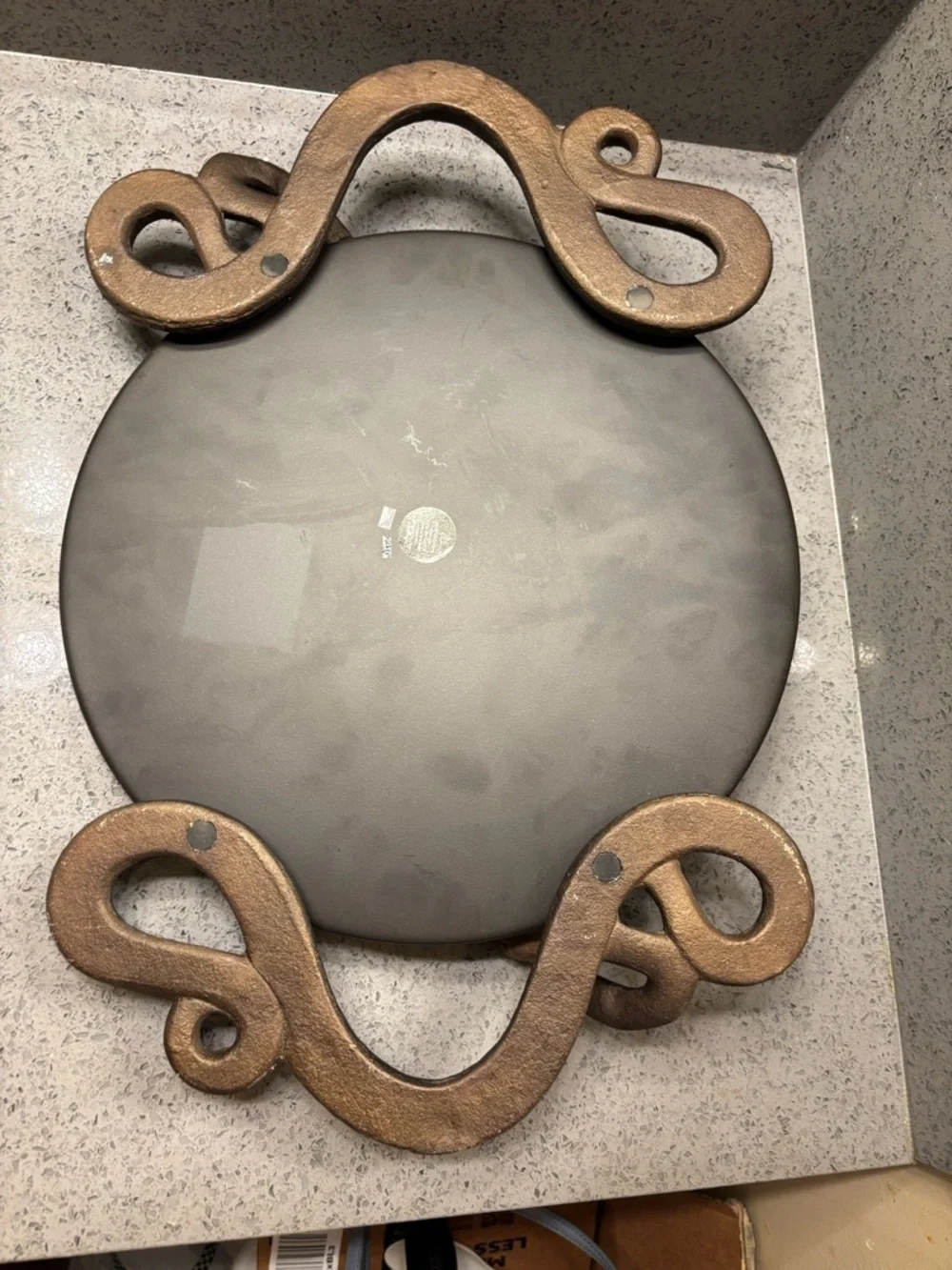 West Elm Halloween Metal Snake Serving Tray